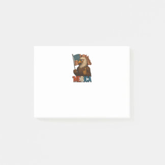 Thumbs Up Merica Eagle Funny and Patriotic Post-it Notes