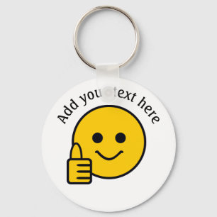 Thumbs Up Personalised Key Ring