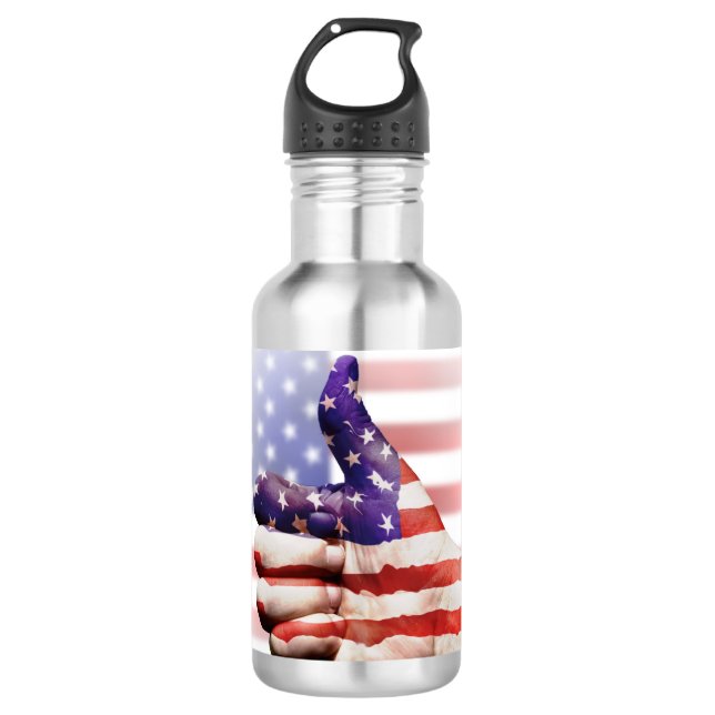 Thumbs up to the US! 710 Ml Water Bottle (Front)
