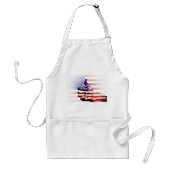 Thumbs up to the US! Standard Apron (Front)