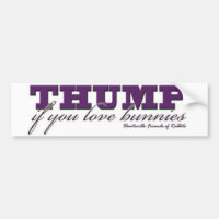 Thump Bumper Sticker