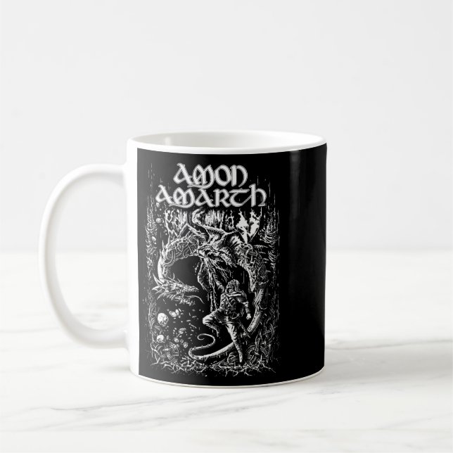 Thunder Amon Amarth Gift for Fans & Lovers Coffee Mug (Left)
