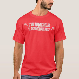 Thunder and Lightning Muscle and Workout retro T-Shirt