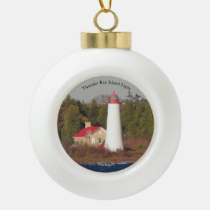 Thunder Bay Island Light ornament