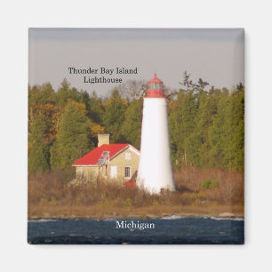 Thunder Bay Island Lighthouse magnet