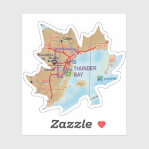 Thunder Bay Ontario Map