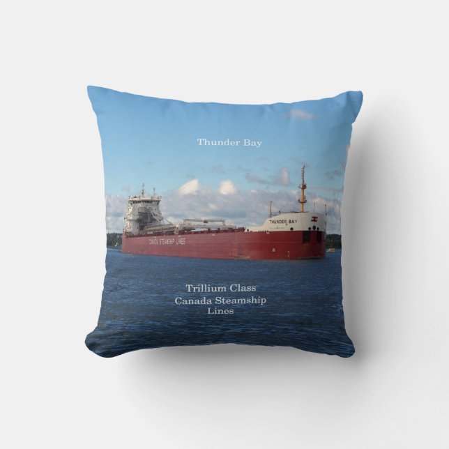 Thunder Bay square pillow (Front)