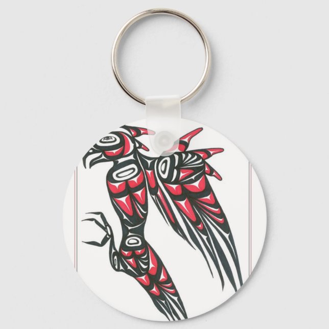 Thunder bird by Speakthunder Key Ring (Front)