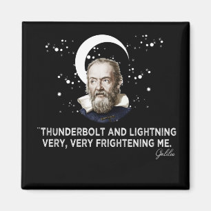 thunder bolt and lightning very frighting me magnet