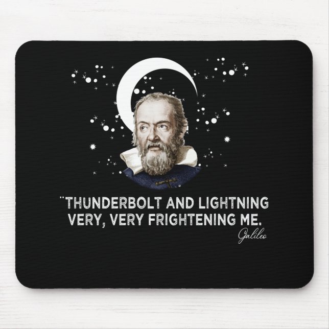 thunder bolt and lightning very frighting me mouse pad (Front)