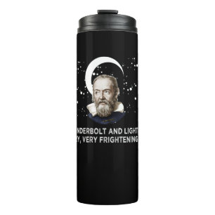 thunder bolt and lightning very frighting me thermal tumbler
