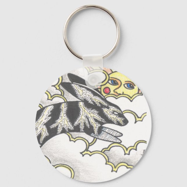 Thunder Bunny Key Ring (Front)