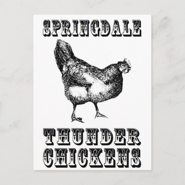 Thunder Chickens Postcard (Front)