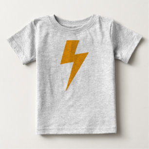 Thunder Energy Yellow Print Baby T-Shirt