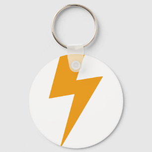 Thunder Energy Yellow Print Key Ring