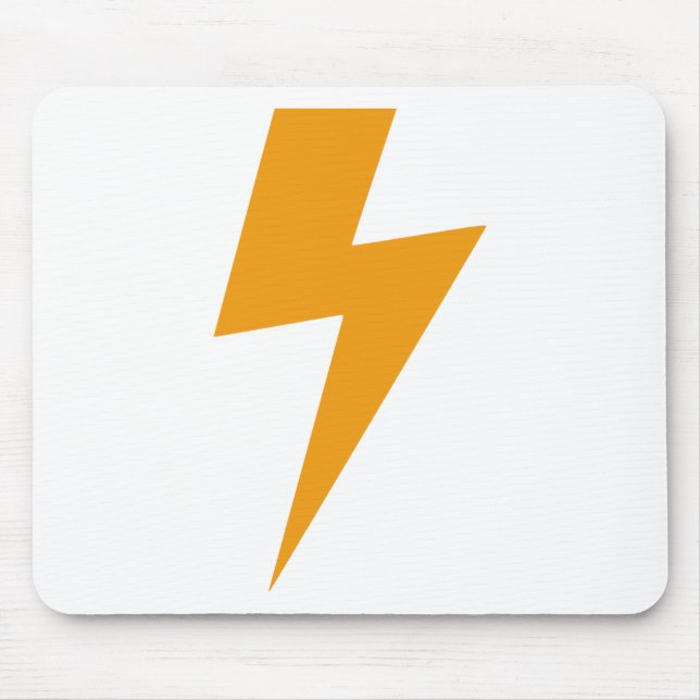 Thunder Energy Yellow Print Mouse Pad (Front)