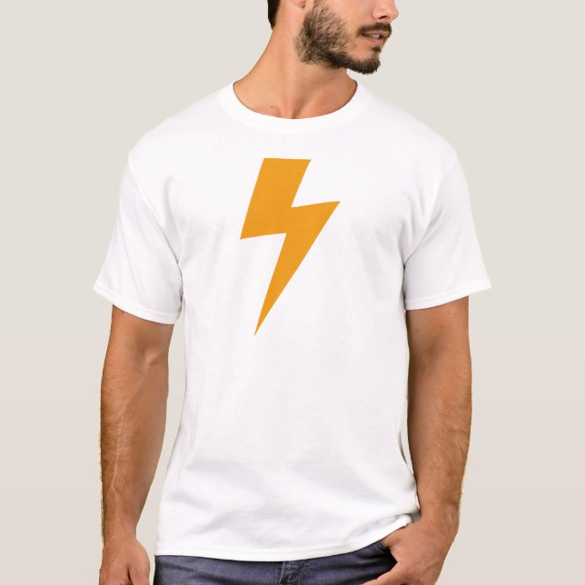 Thunder Energy Yellow Print T-Shirt (Front)