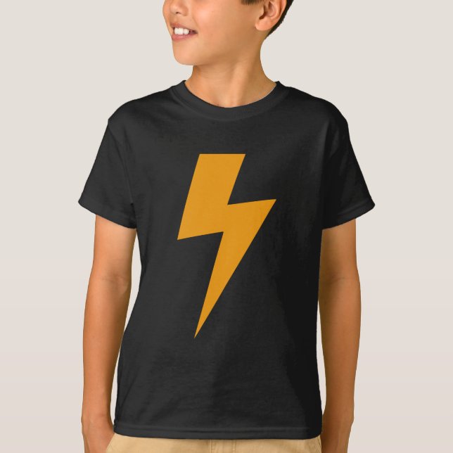 Thunder Energy Yellow Print T-Shirt (Front)