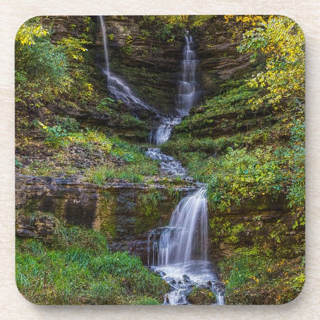 Thunder Falls Painterly Coaster (Front)