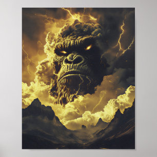 Thunder Gorilla of the Eternal Storm Poster