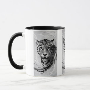 Thunder Leopard – Power and Lightning Art Mug