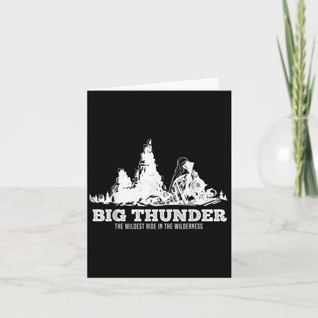 Thunder, Mountain Railroad Quotes, Attractions App Card (Front)
