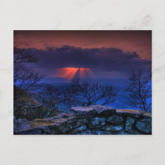 thunder ridge blue postcard