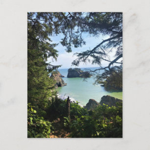 Thunder Rock Cove, Samuel H. Boardman, Oregon Postcard