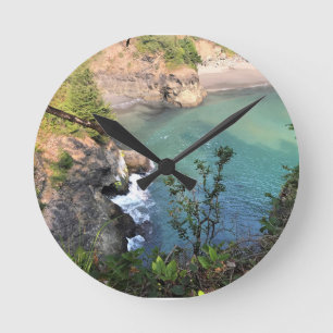 Thunder Rock Cove, Samuel H. Boardman, Oregon Round Clock