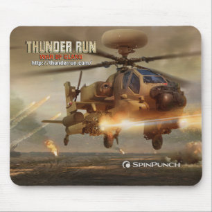 Thunder Run Apache Mouse Pad