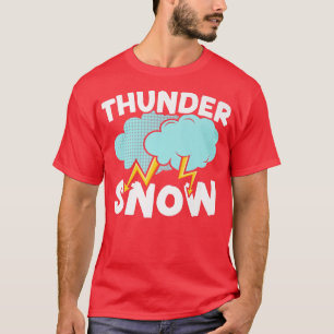 Thunder Snow Lover Ice Cold Snowy Winter Season T-Shirt