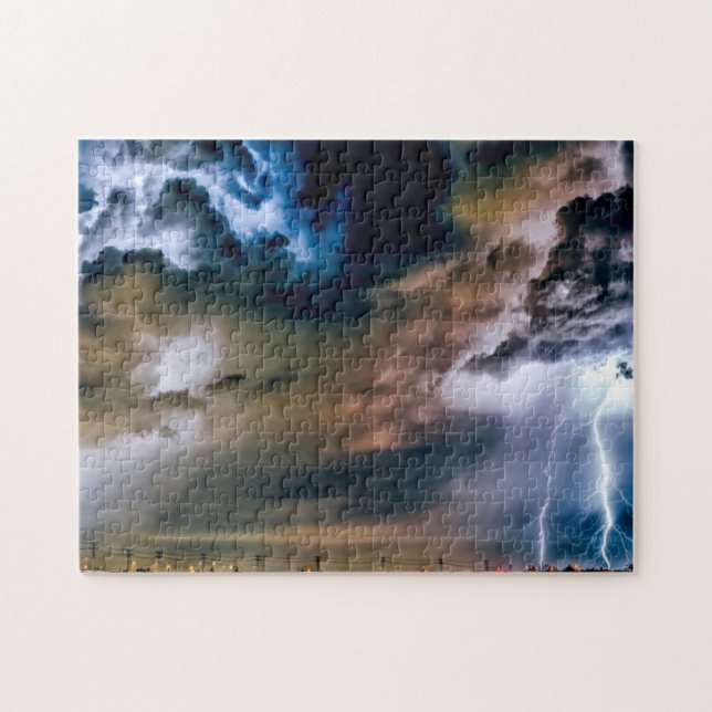 Thunder Storms California. Jigsaw Puzzle (Horizontal)
