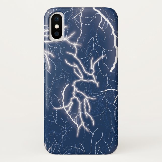 Thunder Strike Lightening Thunder Storm Case-Mate iPhone Case (Back)