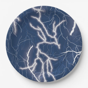 Thunder Strike Thunder Storm Paper Plate