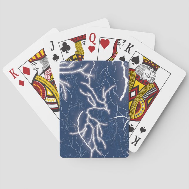 Thunder Strike Thunder Storm Playing Cards (Back)