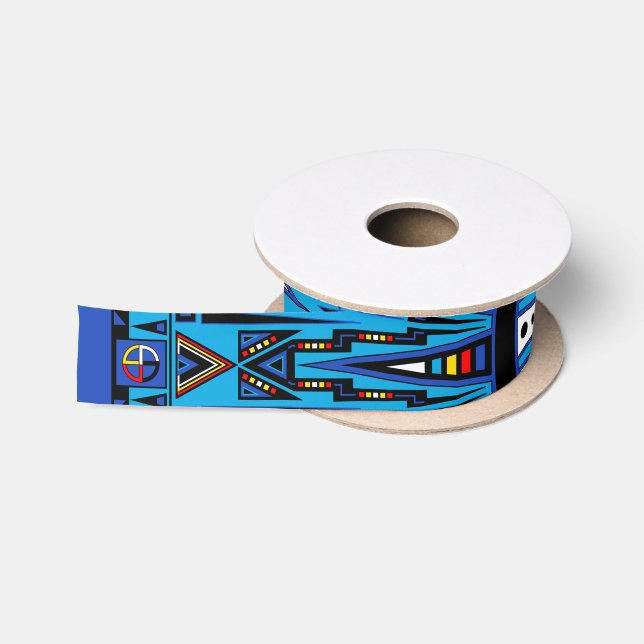 Thunderbird Blue Satin Ribbon (Spool)