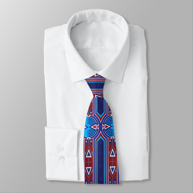 Thunderbird Blue Tie (Tied)