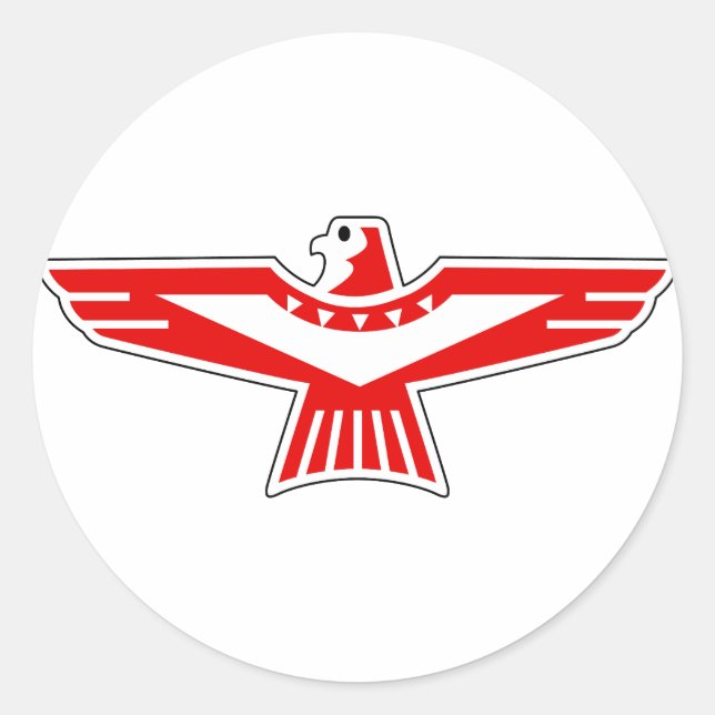 Thunderbird Classic Round Sticker (Front)