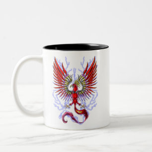 Thunderbird Cryptid Creature Two-Tone Coffee Mug