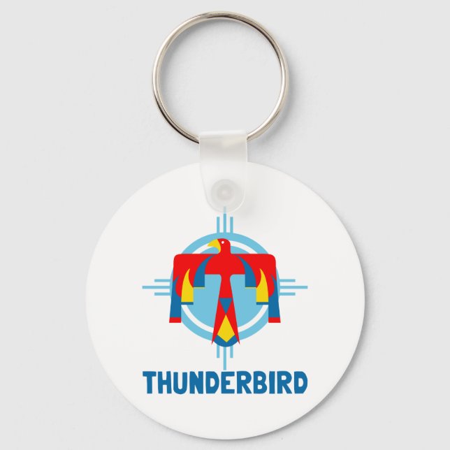 Thunderbird Design Key Ring (Front)