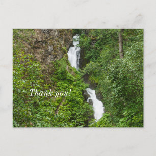 Thunderbird Falls Painterly Thank You Postcard