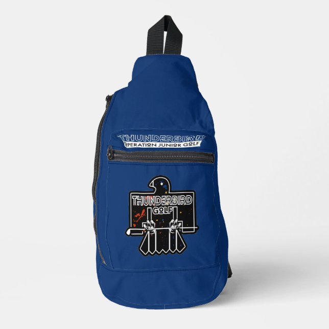 Thunderbird Golf Sling Backpack (Front)
