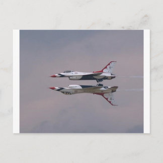 Thunderbird Mirror Fly By Postcard