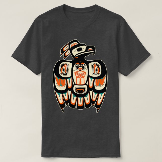 Thunderbird Northwestern Native American  T-Shirt (Design Front)