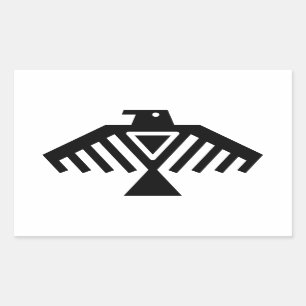 thunderbird rectangular sticker