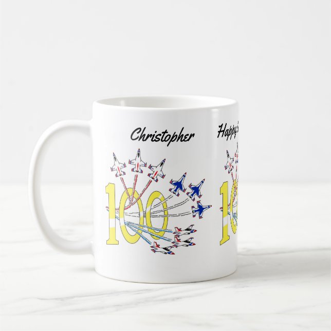 Thunderbirds 100th Birthday Coffee Mug (Left)