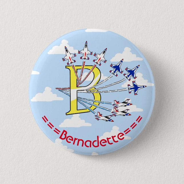 Thunderbirds Blue Sky B Initial Badge (Front)