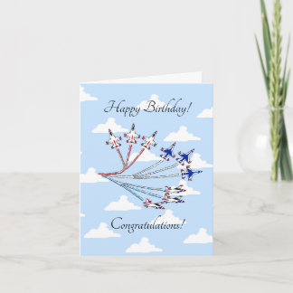 Thunderbirds - Customisable - Birthday - Blue Sky Card