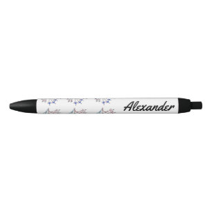 Thunderbirds Customisable Black Ink Pen
