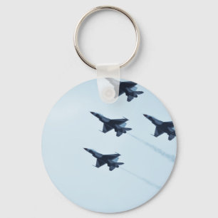 Thunderbirds F-16 Airshow Key Ring